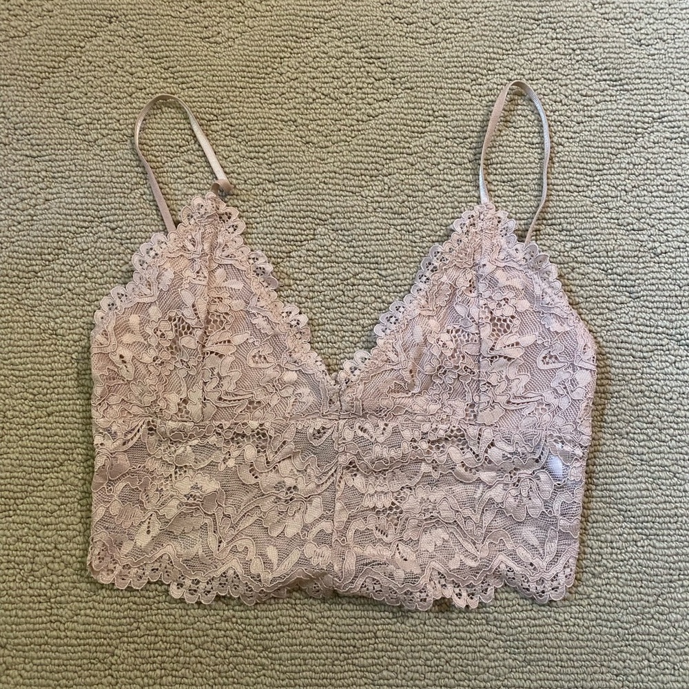 Zara pink bralette